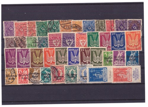 Lotto Stamps 43 Francobolli Germania Germany REICH 1920-23 Q1674A - 第 1/1 張圖片