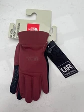 NWT  THE NORTH FACE  Women's Etip Gloves Barolo Red - Size M
