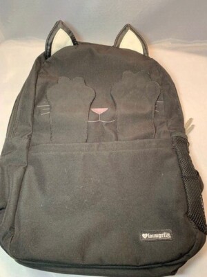 Loungefly Peek‑A‑Boo Kitty Backpack – OG Heart Logo – NWT – Rare Pre‑Funko Bioworld Merchandising - Hello Kitty Peekaboo Heart Clear  main image 4