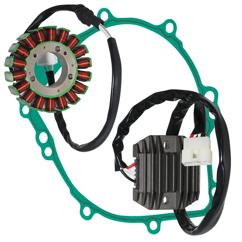 Estator magnético + rectificador + junta FZ1 FZS1000 FAZER 1000 2001-2005 FZ-1 para Yamaha Foto 2 de 4