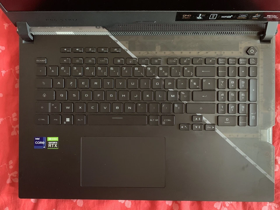 ASUS ROG STRIX SCAR 17 SE - RTX 3070 Ti - i9-12950HX - RAM 32 Go - QHD - Photo 2/4