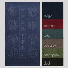 Japanese Sashiko Sampler Panel Kit 'Kamon' Designed by Susan Briscoe