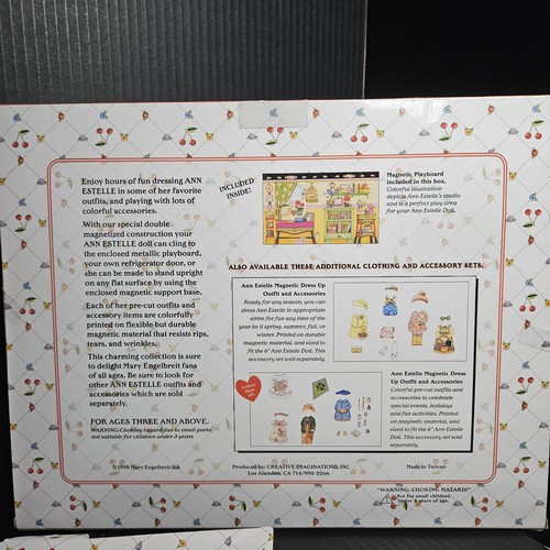 Mary Engelbreit Ann Estelle Magnetic Paper Doll Set & Background Board Lot Of 3 - 第 3/8 張圖片