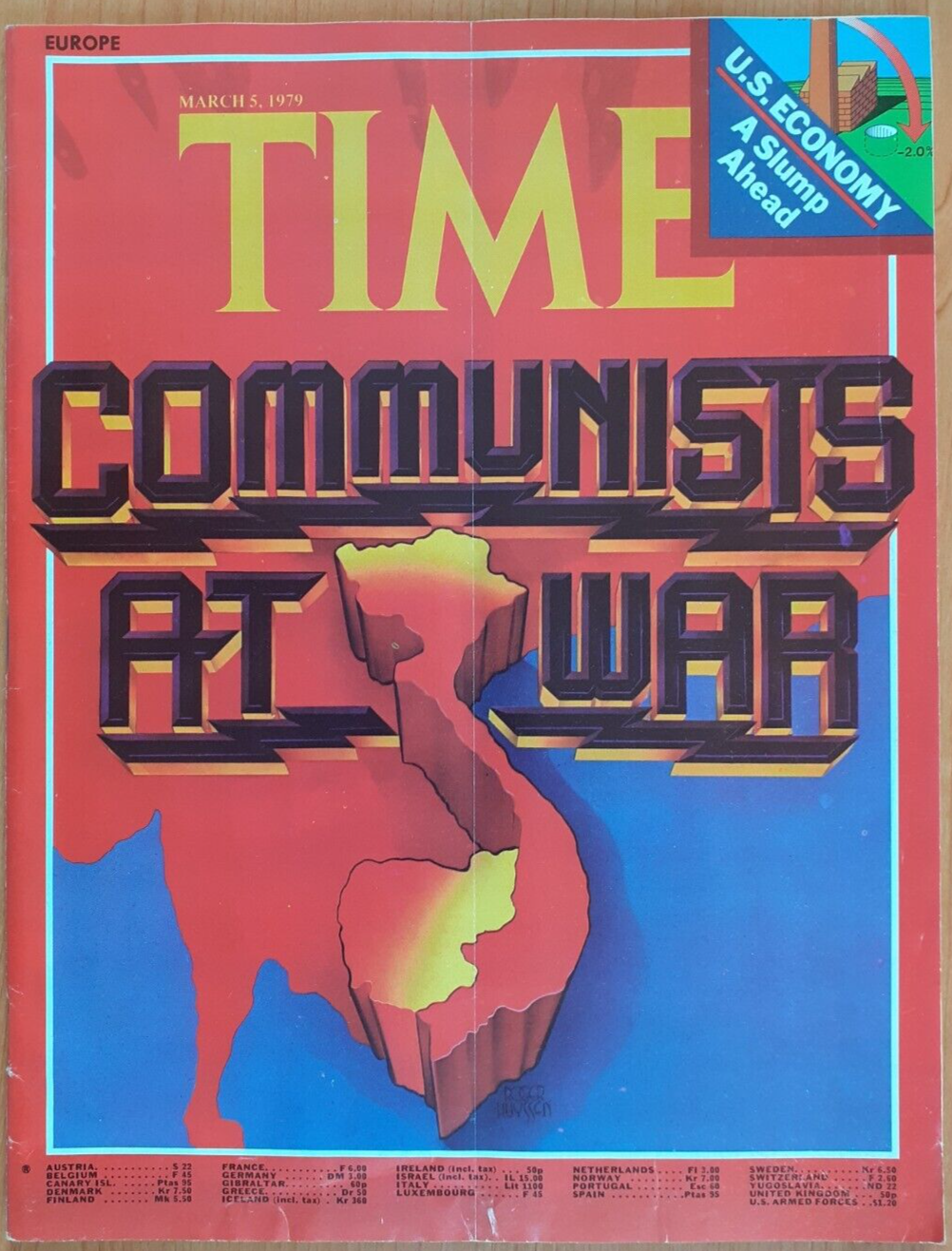 Time Europe Magazine March 5 1979 Communists At War Us Economy A Slump Ahead