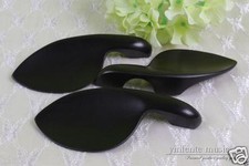 3pcs Violin Chin Rest Ebony Wood 4/4 Solid Wood Left Hand Durable Violin Part