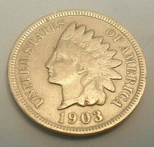 1903 P Indian Head Cent Penny CULL **FREE SHIPPING**