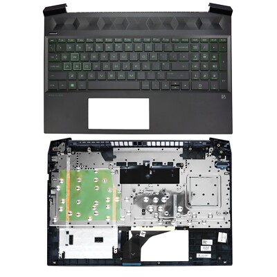 Original HP GAMING 15-EC1239NG - 17G12EA#ABD Palmrest Tastatur UK L77549-031