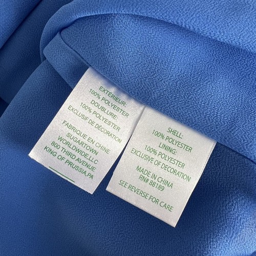 Abito morbido Lilly Pulitzer nuovo con etichette Amayah 2 blu tang oro - Foto 7 di 11