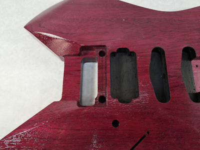 Finished Purpleheart Voyager RBM - HSS - fits Ibanez (tm) Jem RG