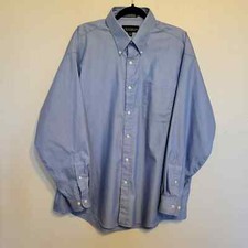 Croft  Barrow Wrinkle Resistant Micro Pinpoint Long Sleeve Button Down Shirt
