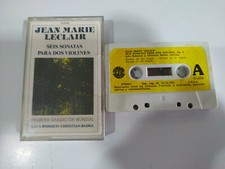 Jean Marie Leclair Six Sonatas Two Violins 1986 - Cassette Tape