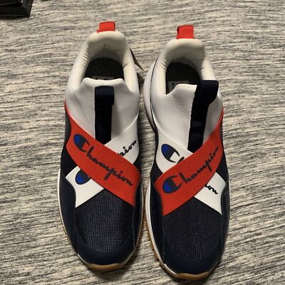 Champion Rally Crossover Lifestyle Mens Shoes Size 10.5 Red Navy White NWOB