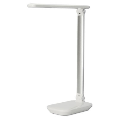 LED Schreibtischlampe dimmbar USB 3 Lichtfarben Tischlampe Büro-Leuchte weiß