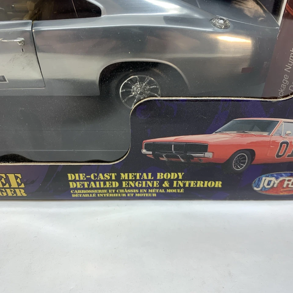 1/18 Joyride Dukes of Hazzard 1969 Charger Chrome Chase Rare General Lee Diecast - Image 2 of 4