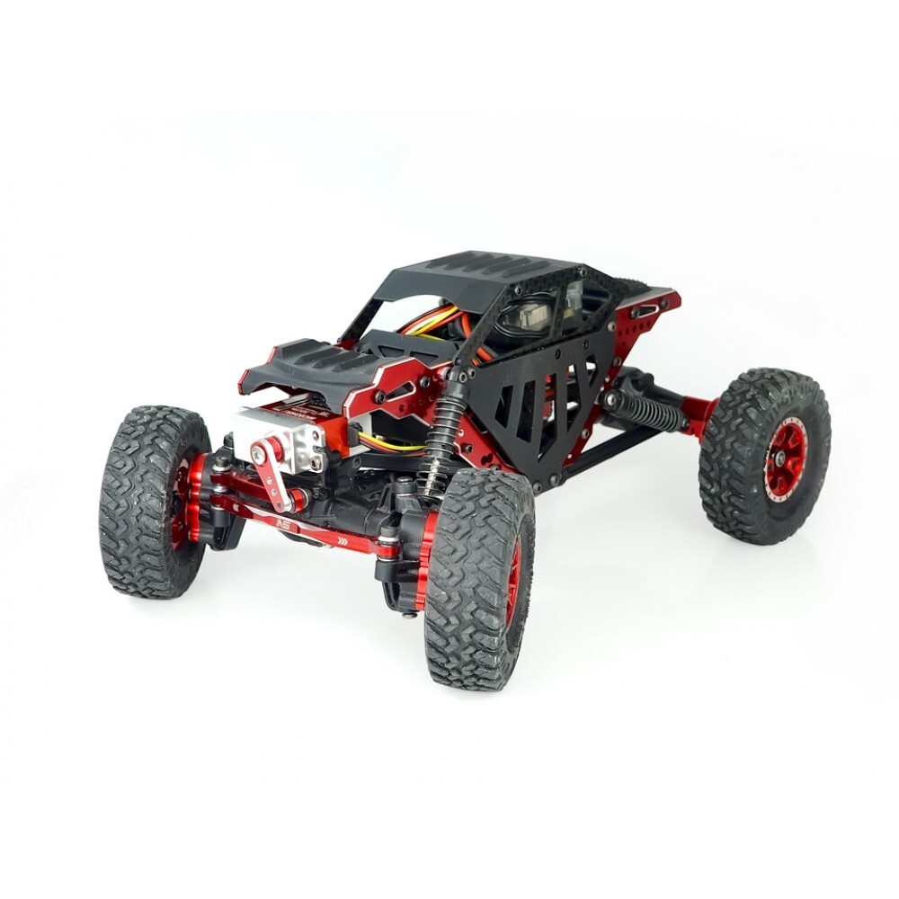 NexxSpeed Dark Knight Conversion Chassis Kit (BLACK) - FMS FCX24