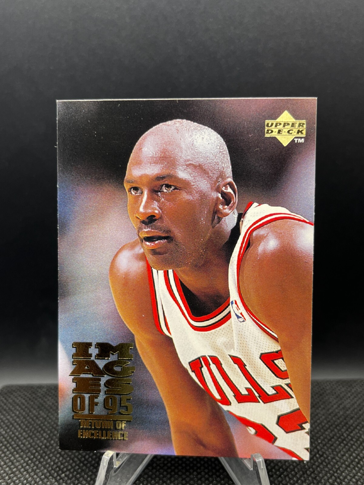 1995-96 Upper Deck Images of 95 Michael Jordan #335 Chicago Bulls