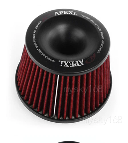 Filtro de aire frío universal para coche de carreras APEXI admisión de potencia alto flujo 3 pulgadas 76 mm - Imagen 7 de 11