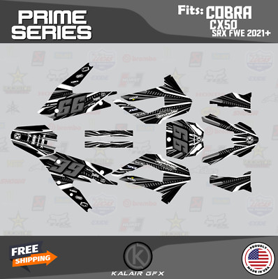 Graphics Kit for COBRA CX50 SRX FWE 2021 Prime Series - Smoke