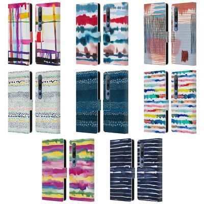OFFICIAL NINOLA ABSTRACT LINES LEATHER BOOK WALLET CASE COVER FOR XIAOMI PHONES