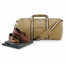 NATAL SHARKS rugby dirty weekender kit bag sand/brown