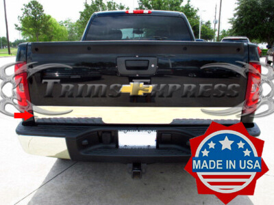 2007-2013 Chevy Silverado Tailgate Trim Molding - Stainless Steel Chrome Accent
