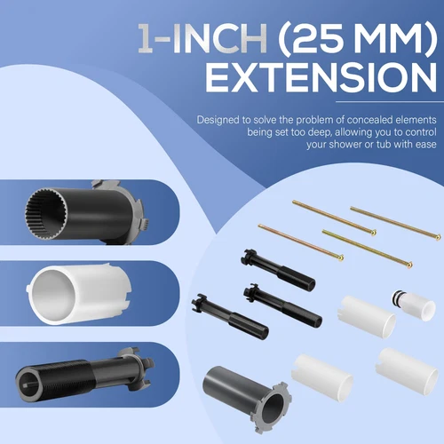 For Grohtherm SmartControl Trims For Grohe Universal Extension Kit 25MM 14048000 - Picture 6 of 14