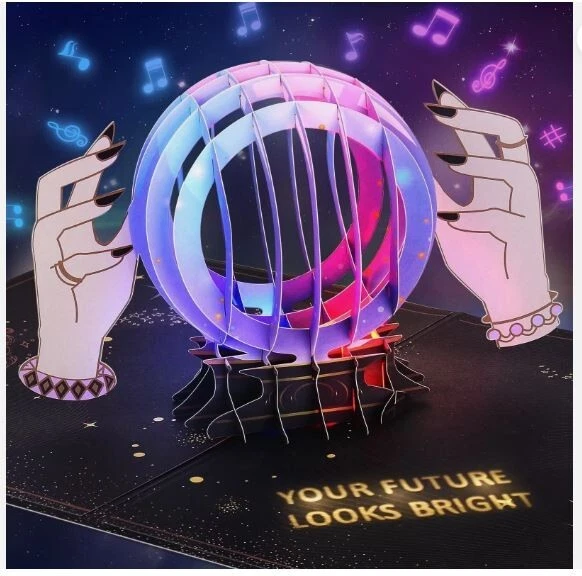 Pop Up Congratulations Card Musical Birthday Graduation Congratulations Card - Image 4 of 4