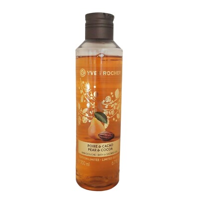 Yves Rocher PEAR & COCOA Scented Shower Gel Unisex 6.7 fl oz HOLIDAY EDITION NOS