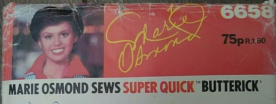 Vintage 1970s Butterick Marie Osmond Easy Quick Girl's Dress Sewing Pattern 6658 - Image 3 of 4