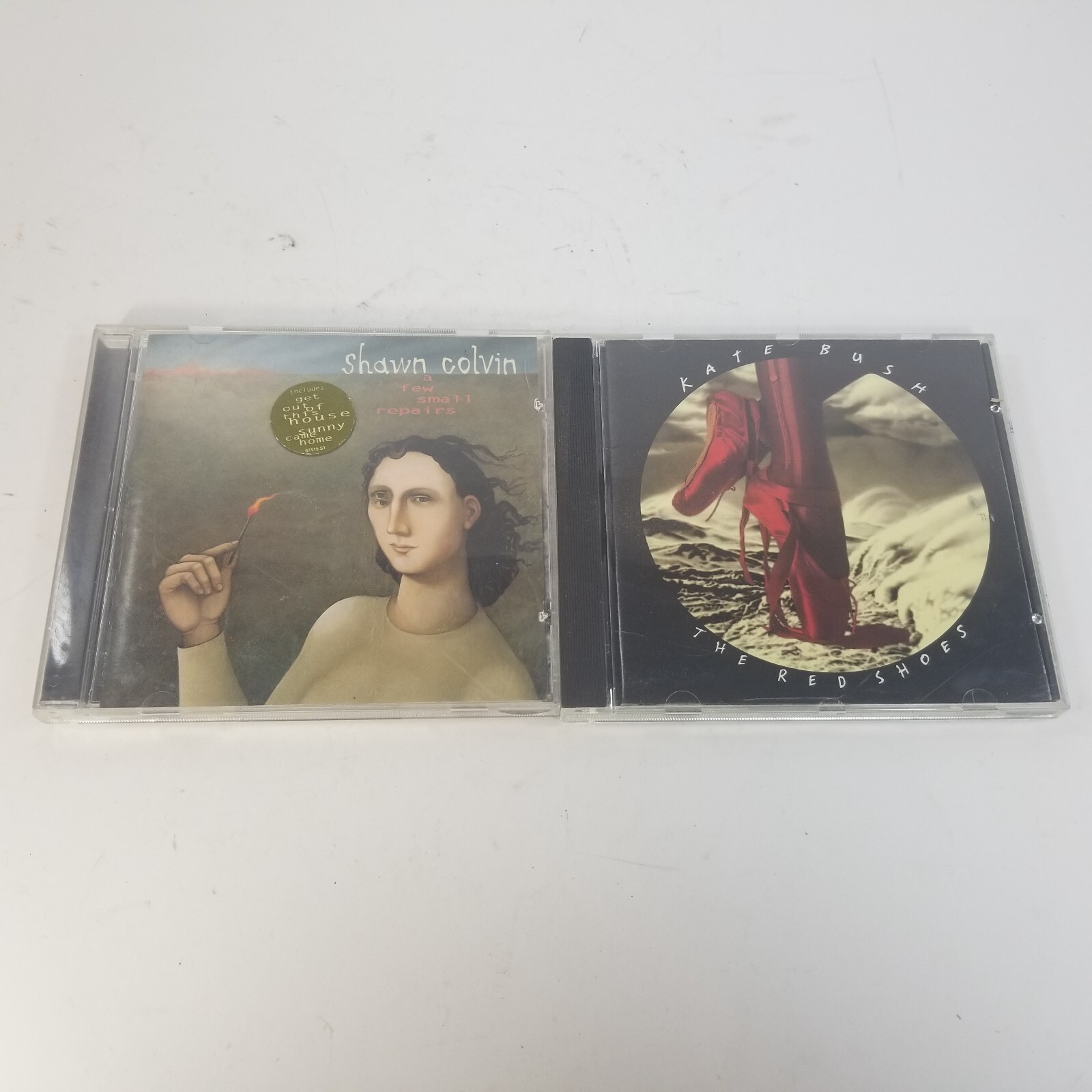 Lot of 2x CDs Kate Bush The Red Shoes & Shawn Colvin A Few Small Repairs
