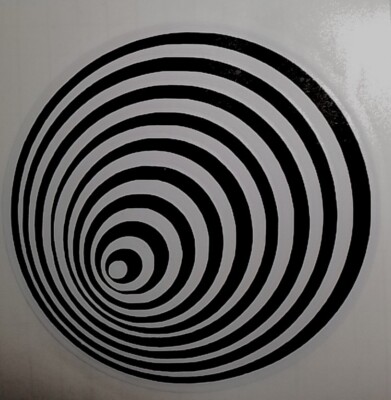 The Twilight Zone: Optical Illusion Spiral Vinyl Decal Sticker! 