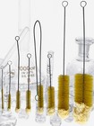 TÜLLENBÜRSTE DRAHT BÜRSTE WOLLKOPF NOOZLE BRUSH SCHLAUCH ROHR SIFON FLASCHEN SET