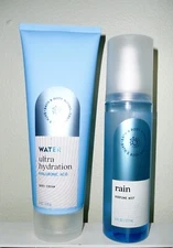 Bath & Body Works WATER RAIN Perfume Mist, Body Cream SAVE $20