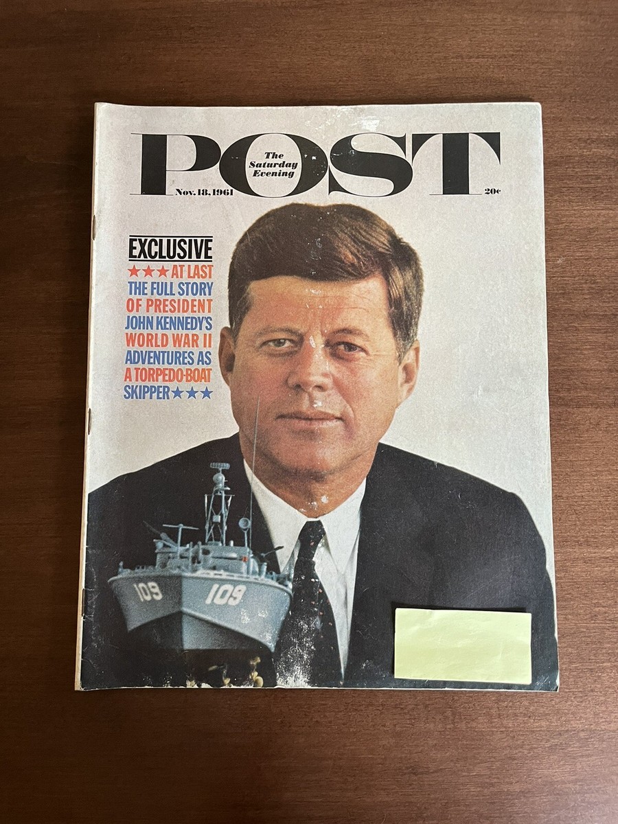 Vintage The Saturday Evening Post Nov 18, 1961 President John F