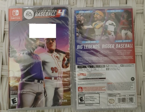 Super Mega Baseball 4 Nintendo Switch SMB four NS ea sports 2023 2k23 New