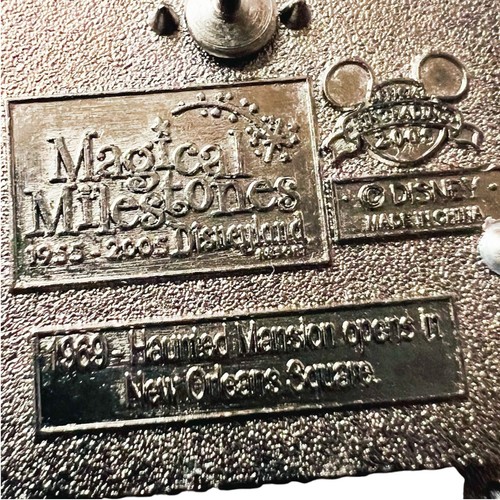 Disneyland 50th Magical Milestones Haunted Mansion & Gate With Gates Open Pin - Picture 2 of 2