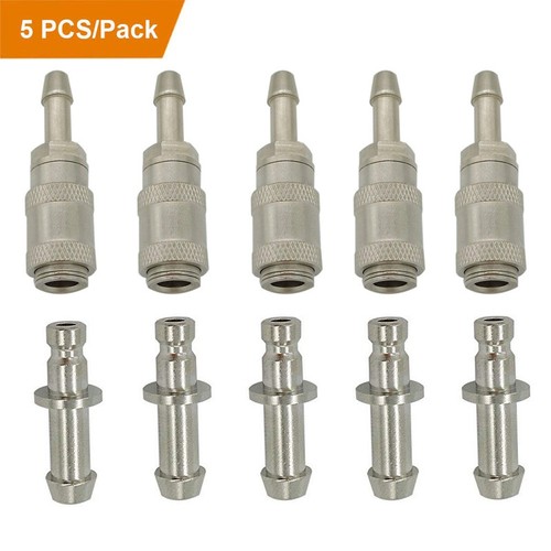 5PC/Bag NIBP Air Hose Aadpt Cuff Connector BP12 BP15 Airway Metal Joints A4/A6 - Picture 2 of 8