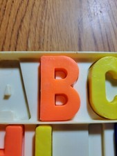 Fisher Price School Day Desk REPLACEMENT MAGNETIC Alphabet Letter  B  Vtg 1972