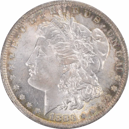 1883-O Morgan Silver Dollar Choice BU Toned Uncertified #1032