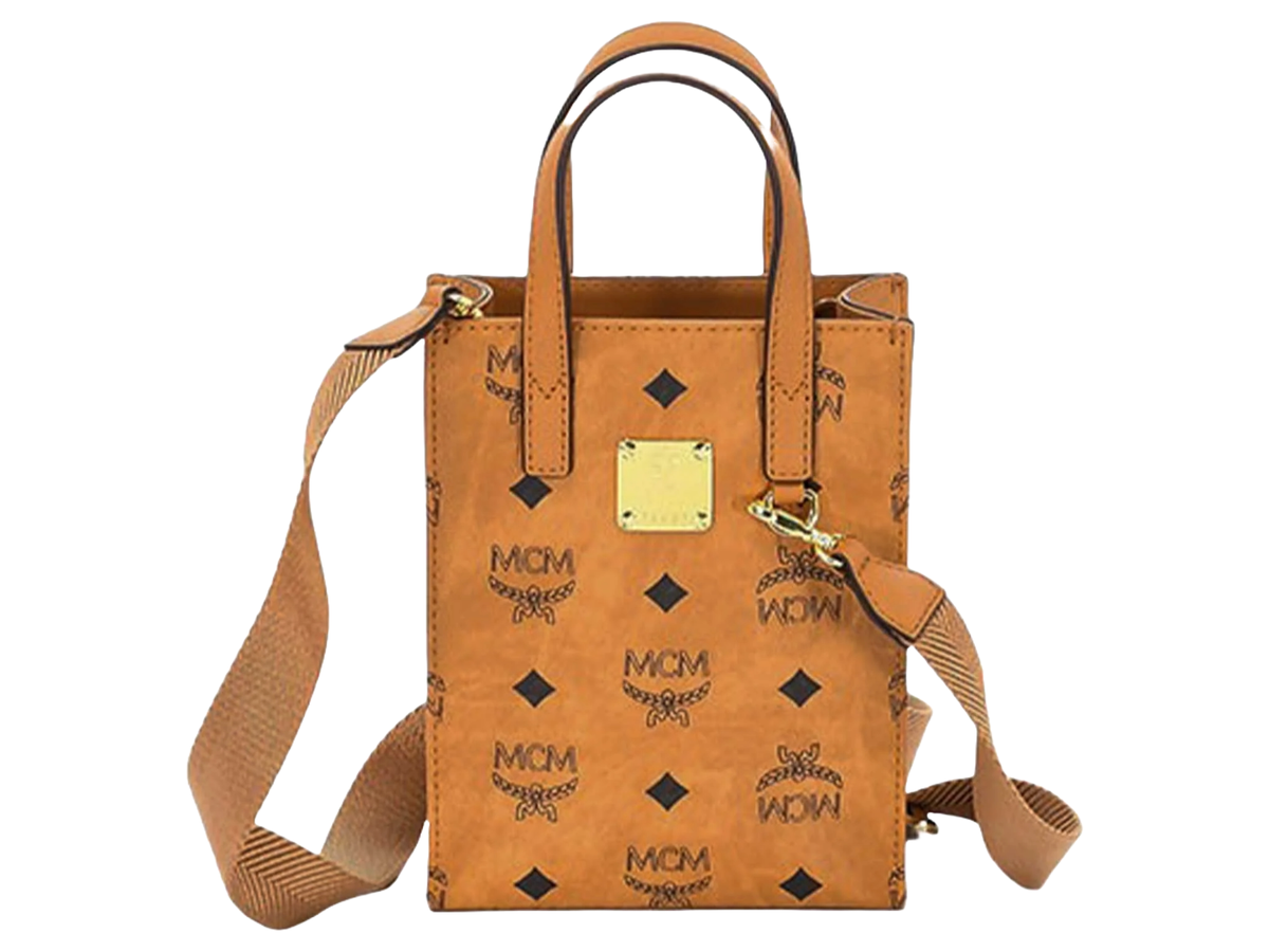 【MCM】 Mini Aren Visetos Tote Bag NEW MCM X-Mini Aren Tote Bag in Visetos and Nappa Leather | eBay