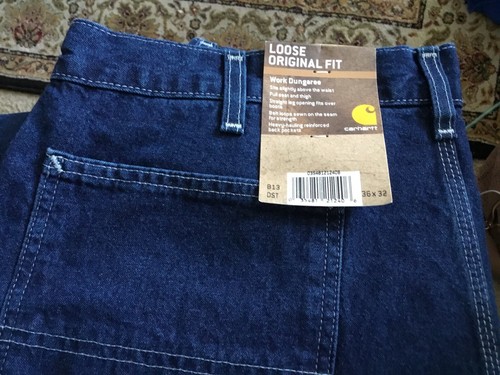 DST MENS WORK DUNGAREE CARPENTER JEANS 