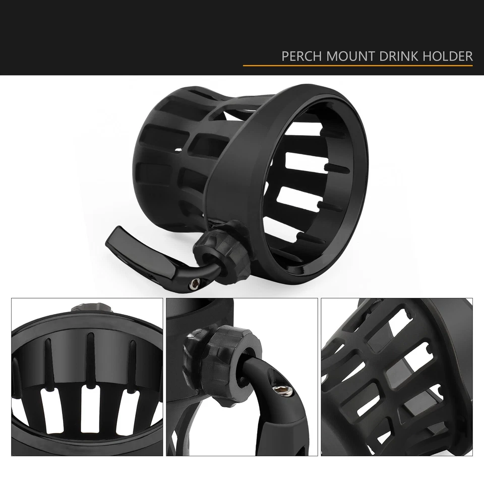 Motorcycle Drink Cup Holder For Harley Road King Electra Street Glide Trike Dyna - Imagem 3 de 4