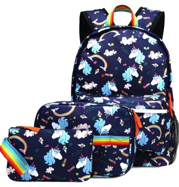 Toddler Backpack for Elementary with Lunch Box and Pencil Pouch Kemy&#039;s Kids