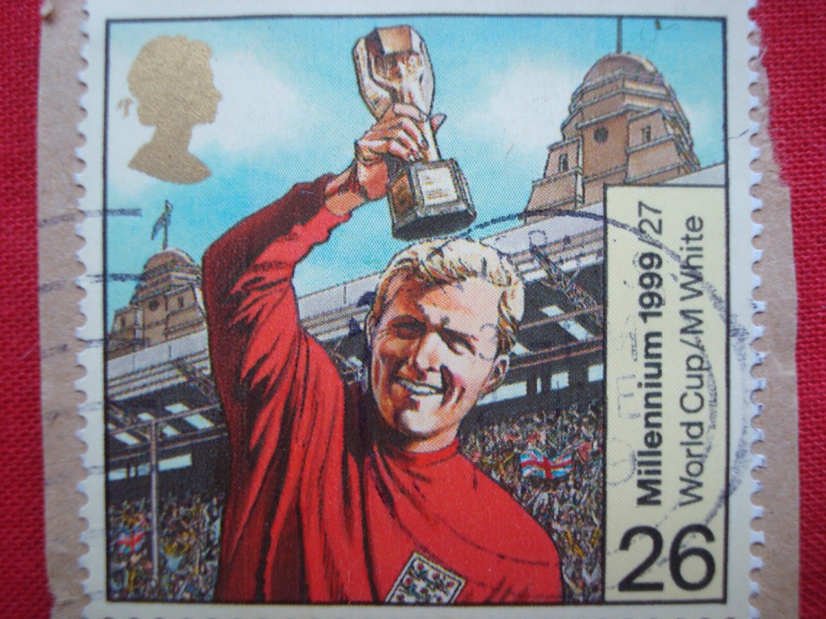 Bobby Moore World Cup 1966, Millennium 1999 UK 26p Stamp