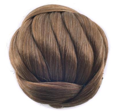 Volumen Geflochten Dutt Haarknoten Hepburn Hochsteckfrisur Chignon DH107