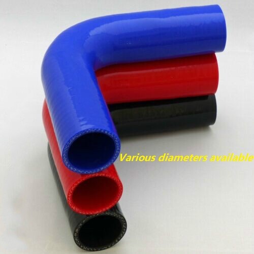 For 3/4" 19mm ID Silicone Heater Hose 90 Degree Elbow Turbo Blue Tubes