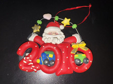 2010 Santa Claus Christmas Resin Ornament