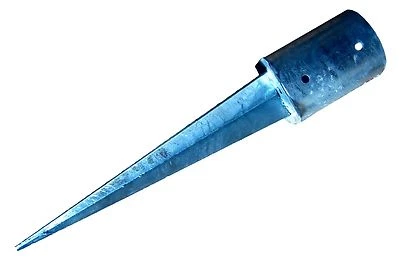 LOGGYLAND Ancoraggio palo manicotti a pavimento Ø 80, 100, 120 manicotto a pavimento a impatto ancoraggio a pavimento rotondo zinco