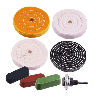 4  Buffing Polishing Wheel Soft Buffing Wheel for Rotary Tools Jewelry Metal