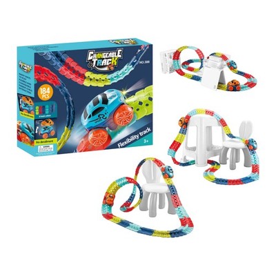 184 Teile/Set Anti Gravity Rennbahn Autos Kinder Geschenke Magic Trains